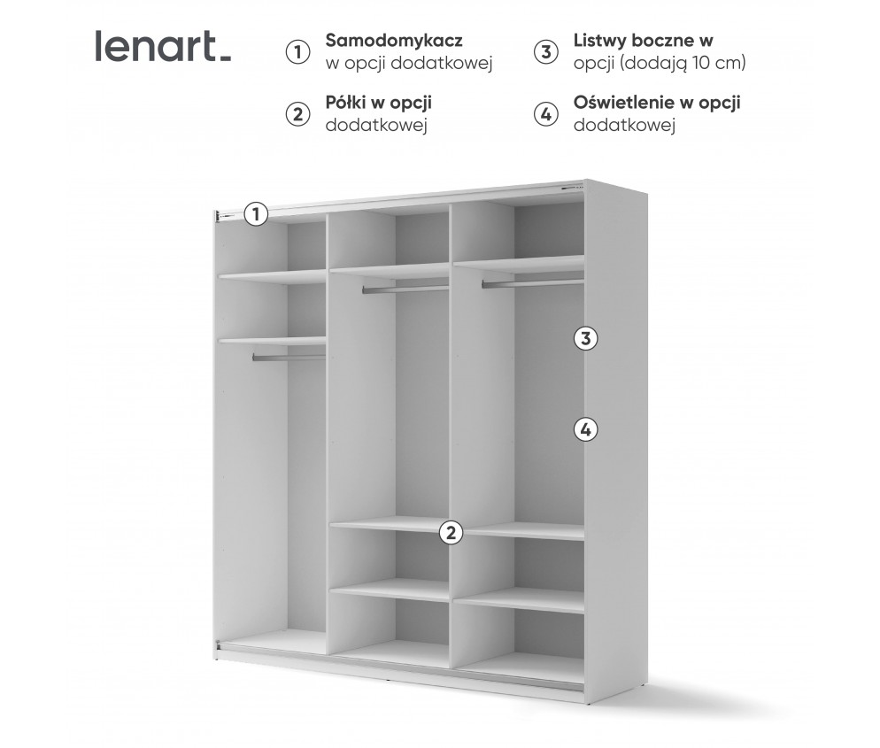 Szafa przesuwna 220 MAXI MX-05