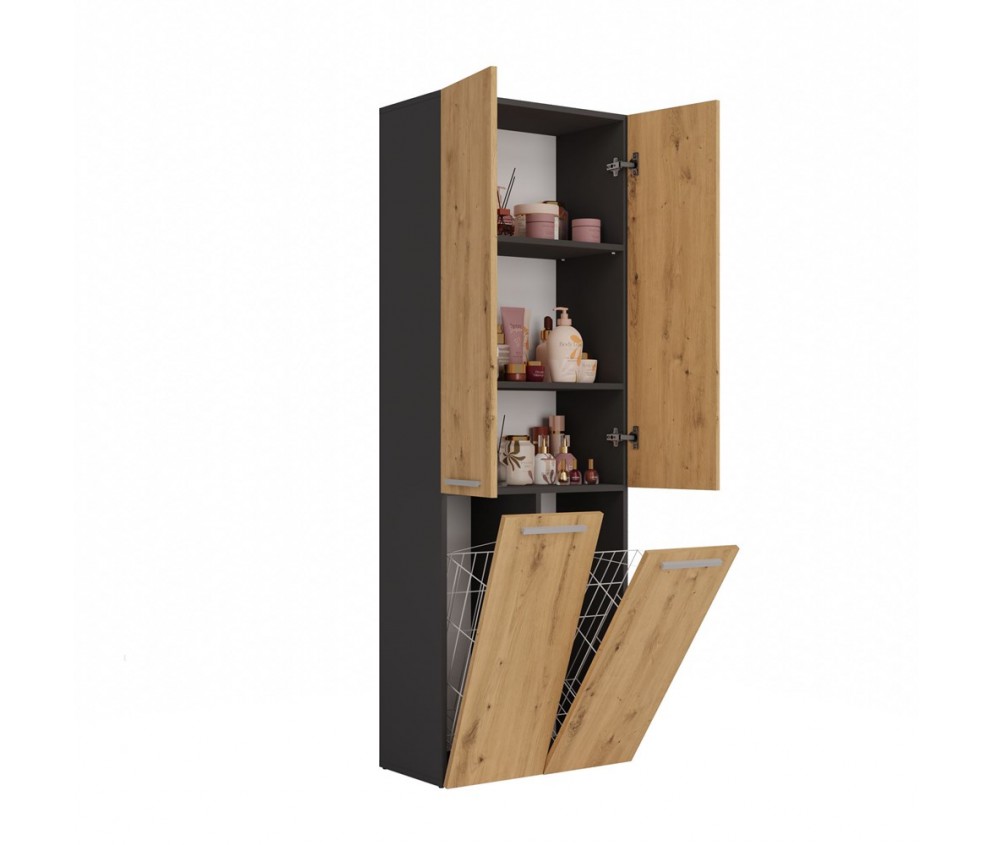 Słupek łazienkowy Nel 2K/DD ANTRACYT ARTISAN