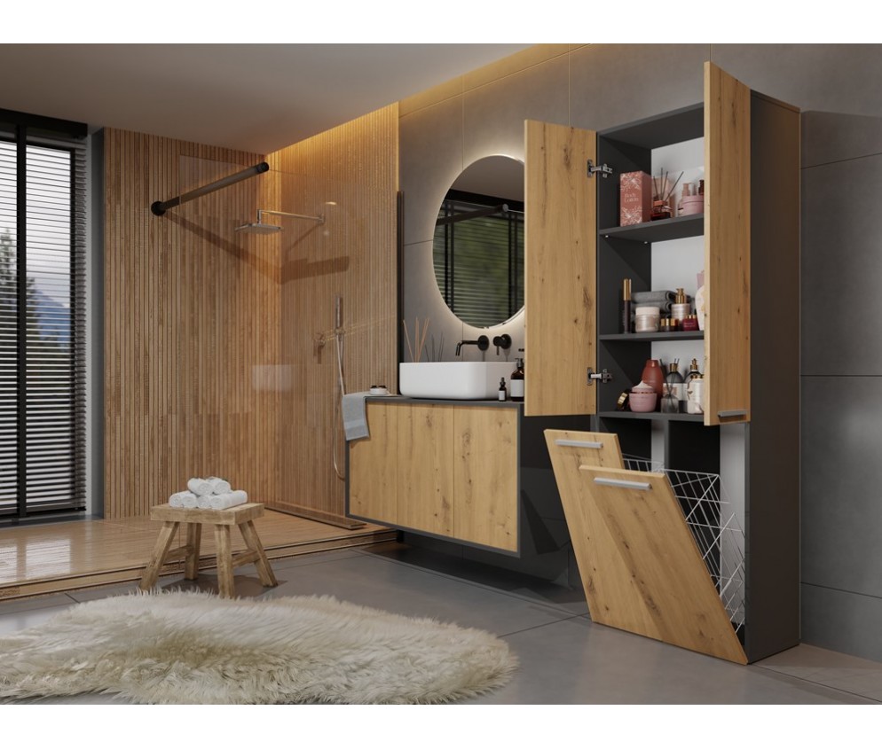 Słupek łazienkowy Nel 2K/DD ANTRACYT ARTISAN