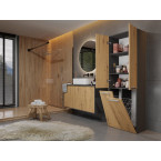 Słupek łazienkowy Nel 2K/DD ANTRACYT ARTISAN