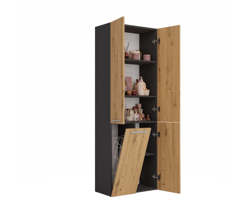 Słupek łazienkowy Nel 1K/DD ANTRACYT ARTISAN