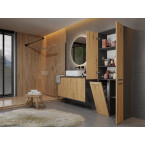 Słupek łazienkowy Nel 1K/DD ANTRACYT ARTISAN