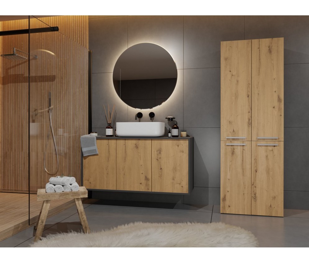 Słupek łazienkowy Nel 1K/DD ANTRACYT ARTISAN