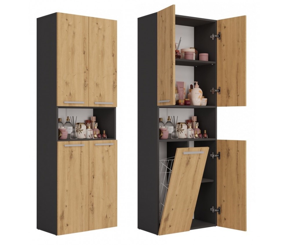 Słupek łazienkowy Nel 1K/DK ANTRACYT ARTISAN