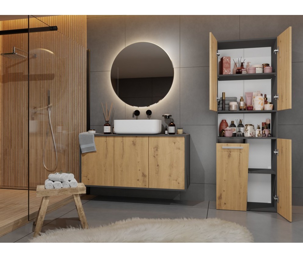 Słupek łazienkowy Nel 1K/DK ANTRACYT ARTISAN