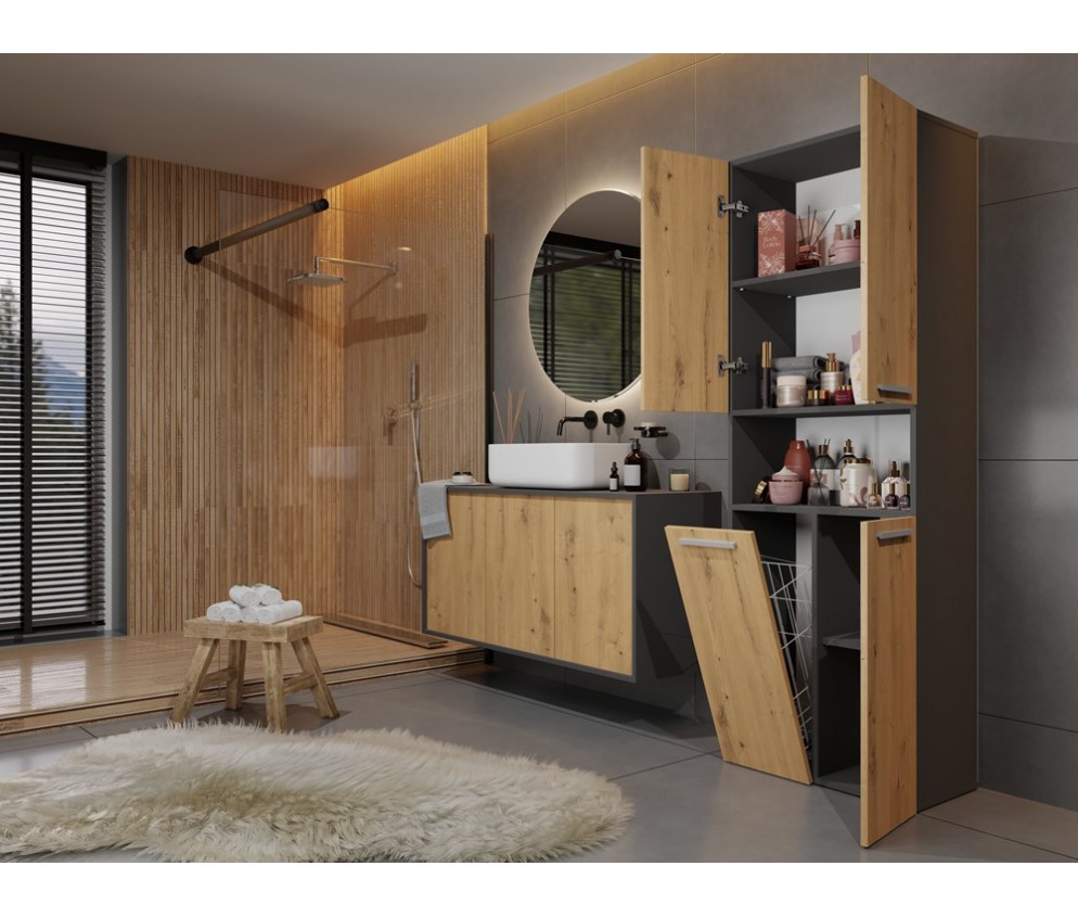 Słupek łazienkowy Nel 1K/DK ANTRACYT ARTISAN