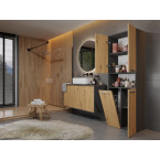 Słupek łazienkowy Nel 1K/DK ANTRACYT ARTISAN