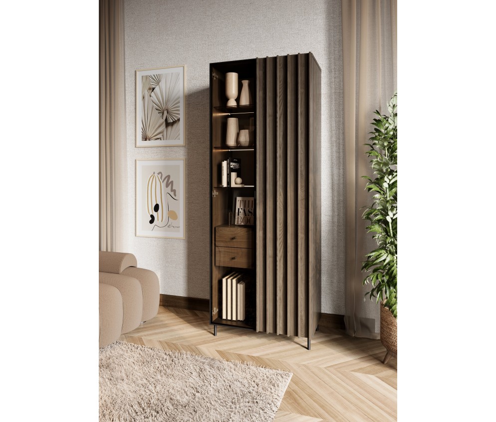 Witryna z oświetleniem PIEMONTE PE-02