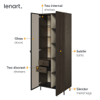 Witryna z oświetleniem PIEMONTE PE-02