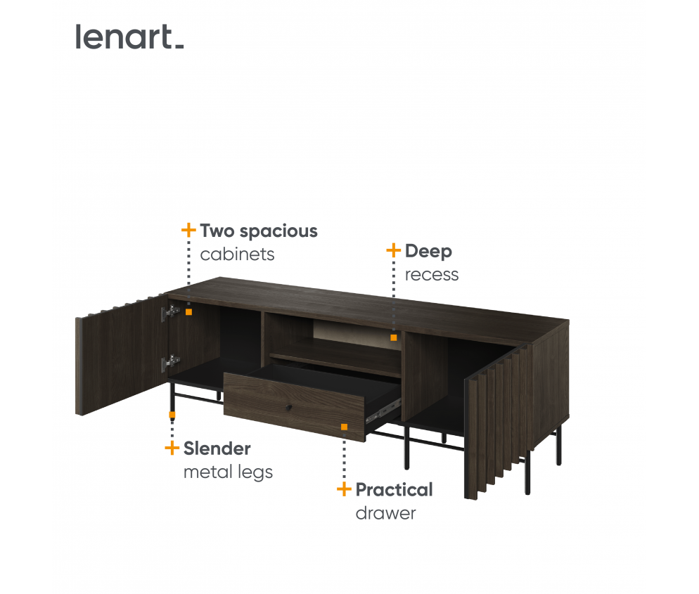 Szafka RTV PIEMONTE PE-03