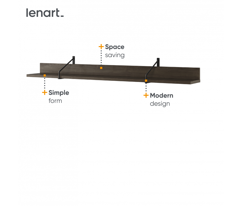 Półka wisząca PIEMONTE PE-04