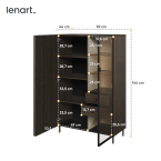 Witryna z oświetleniem PIEMONTE PE-06