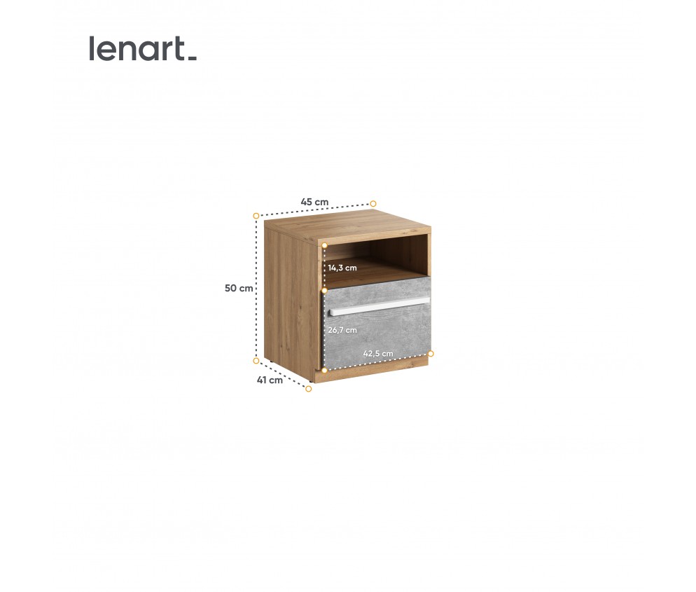 Stolik nocny PLANO PN-09