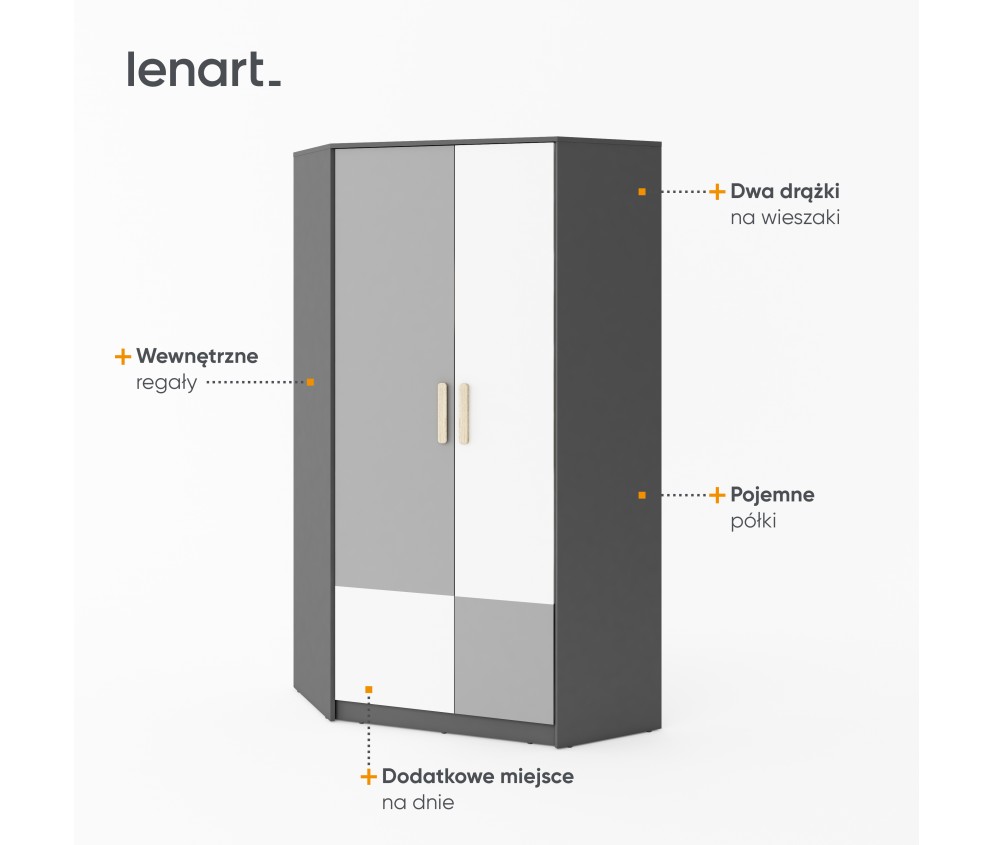 Szafa narożna  POK PO-01
