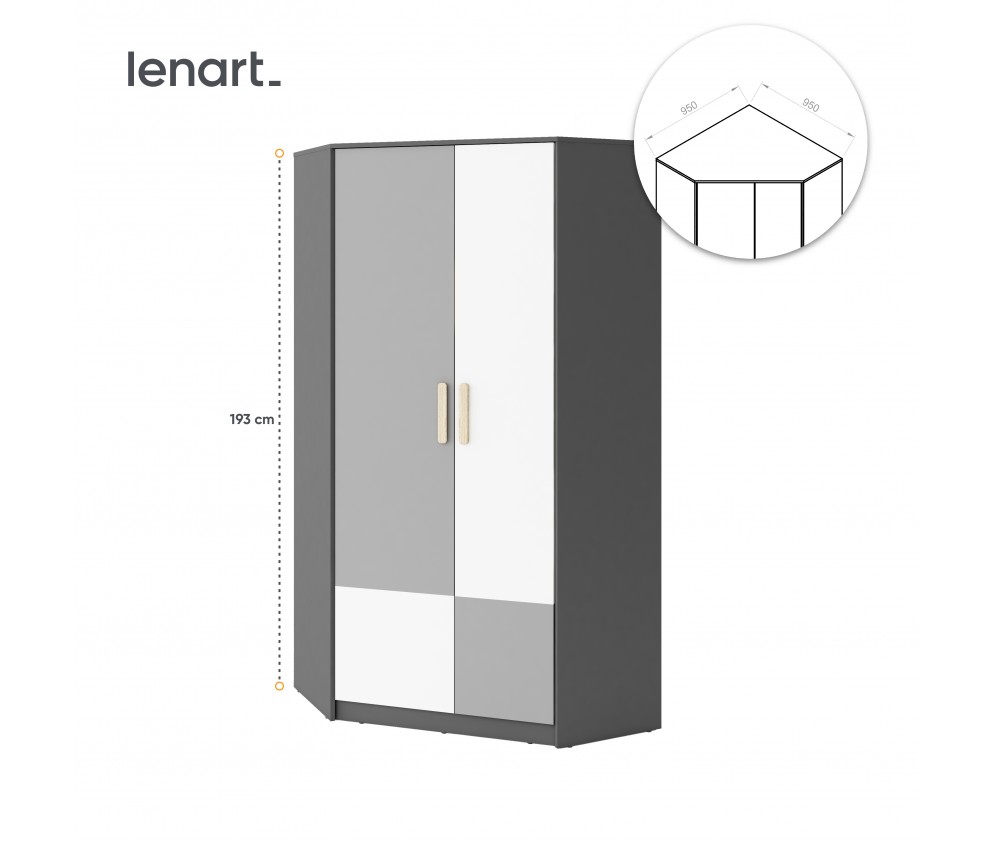 Szafa narożna  POK PO-01