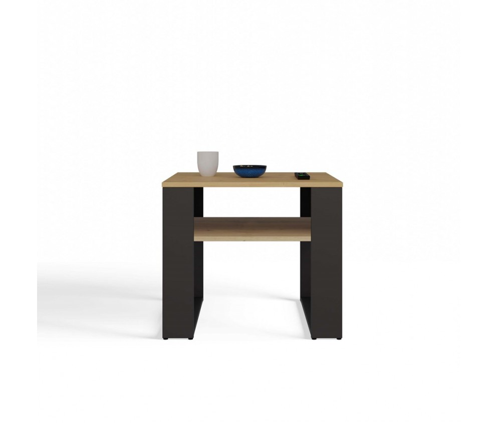 Ława Modern 2P MINI SLIM DĄB ARTISAN CZARNY