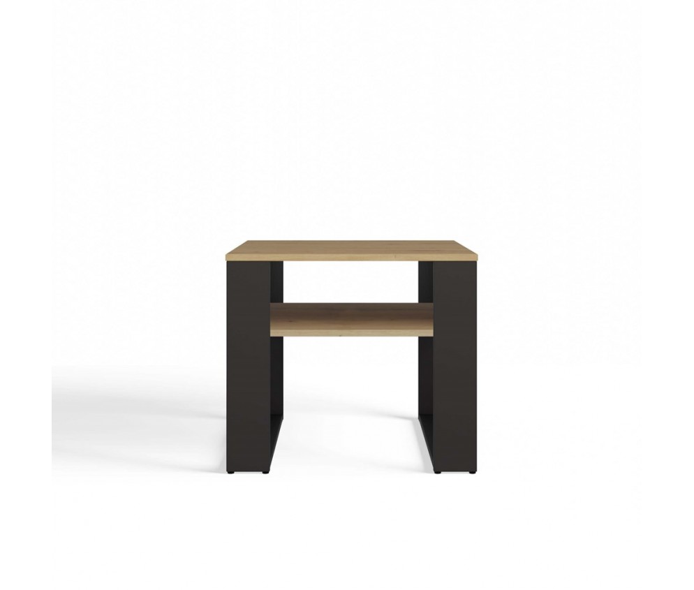 Ława Modern 2P MINI SLIM DĄB ARTISAN CZARNY