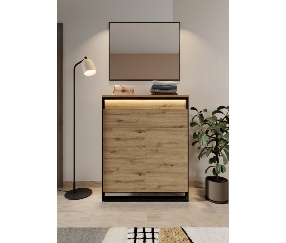 Komoda z oświetleniem QUANT GARDEROBA QG-02