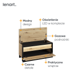 Kontener z oświetleniem QUANT GARDEROBA QG-03