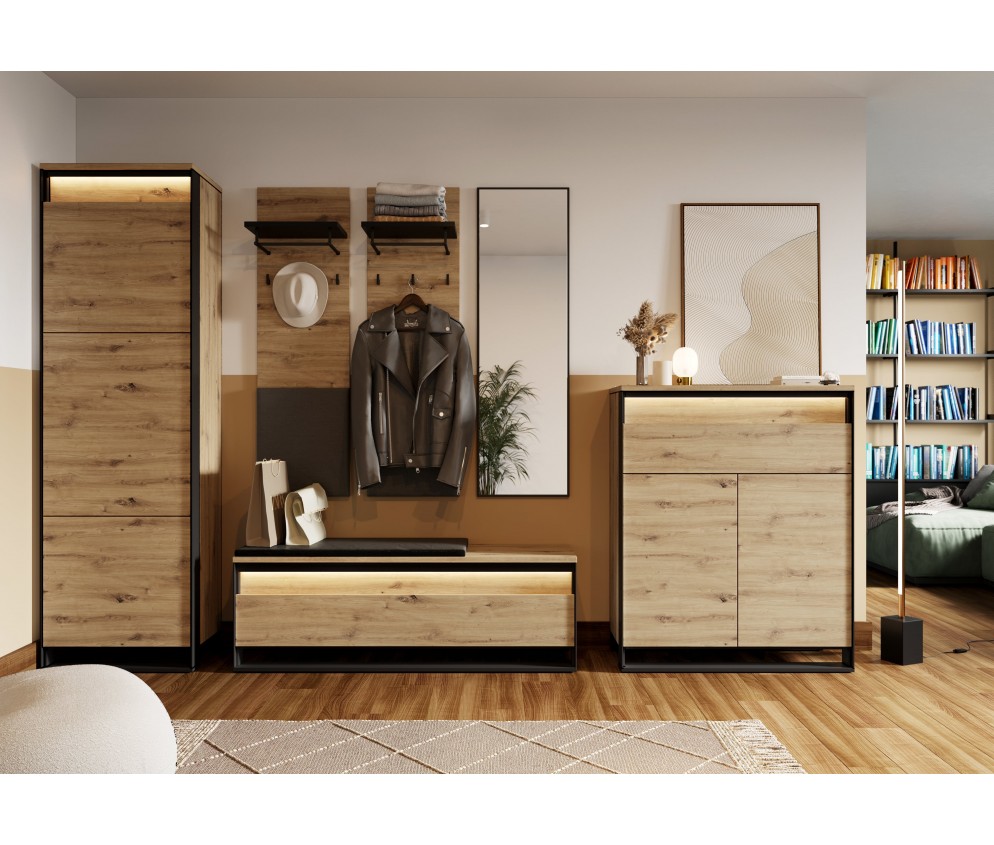 Kontener z oświetleniem QUANT GARDEROBA QG-04