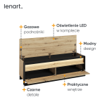 Kontener z oświetleniem QUANT GARDEROBA QG-04