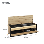 Kontener z oświetleniem QUANT GARDEROBA QG-04