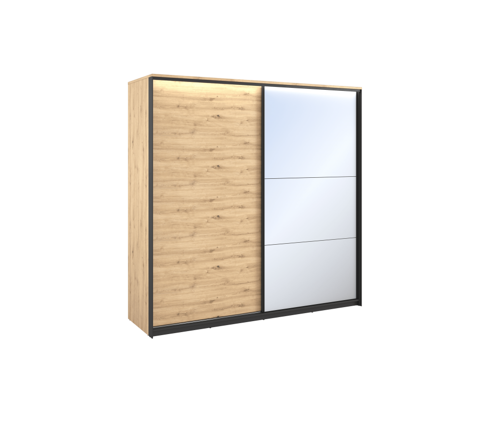 Szafa przesuwna z oświetleniem QUANT SYPIALNIA QS-01