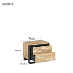 Stolik nocny z oświetleniem SYPIALNIA QS-03