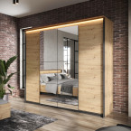 Szafa z oświetleniem SYPIALNIA QUANT QS-05