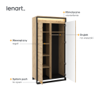 Szafa z oświetleniem QUANT QA-01