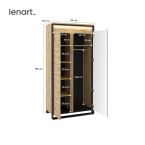 Szafa z oświetleniem QUANT QA-01