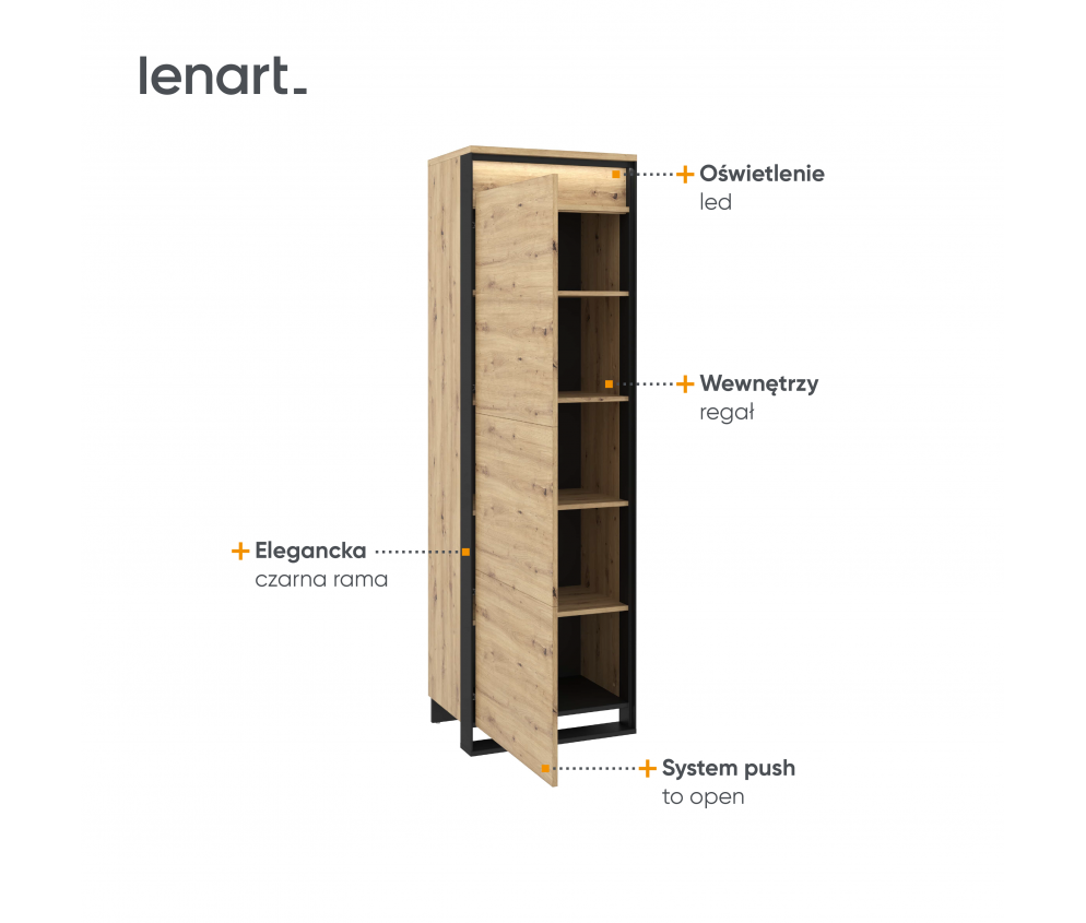Szafa z oświetleniem QUANT QA-02