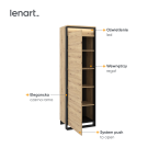 Szafa z oświetleniem QUANT QA-02