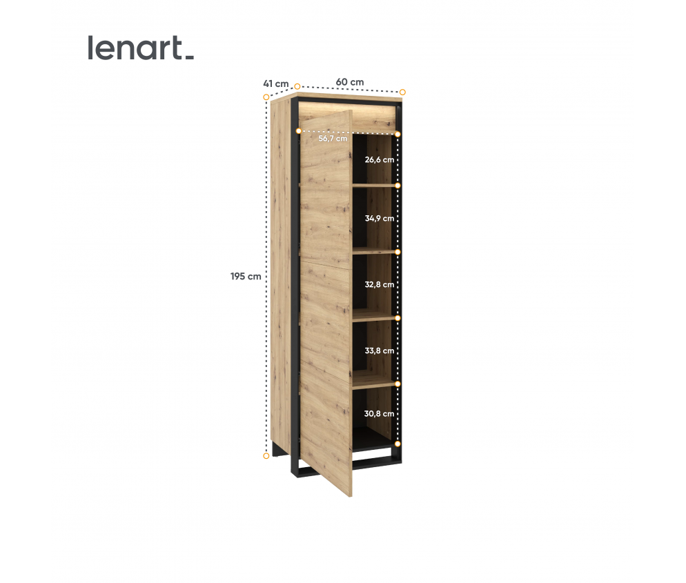 Szafa z oświetleniem QUANT QA-02