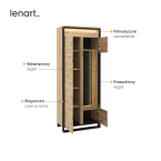 Witryna z oświetleniem QUANT QA-03