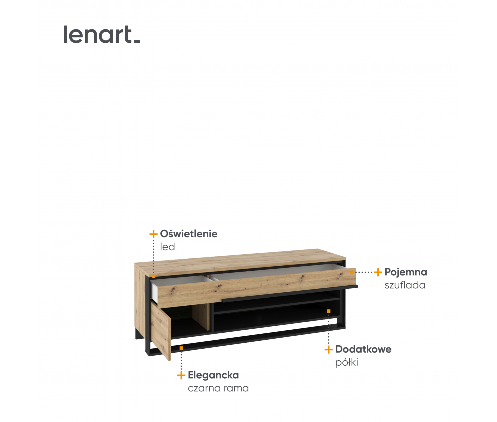 Szafka RTV QUANT QA-04