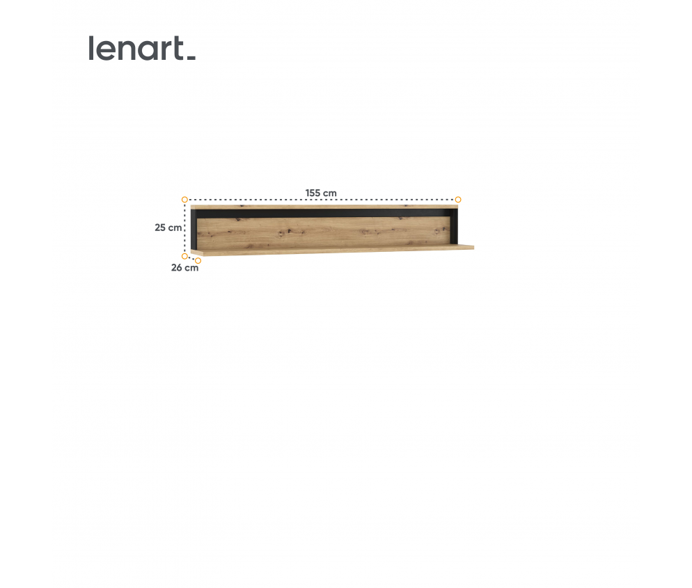 Półka wisząca QUANT QA-05