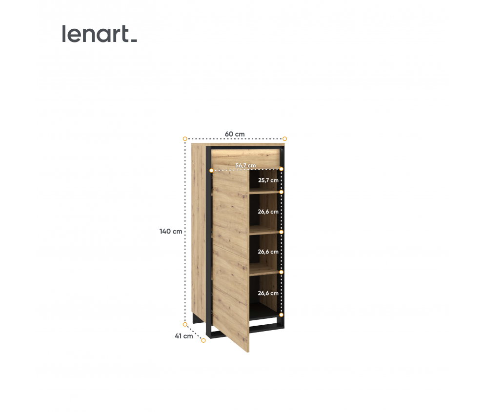 Szafka z oświetleniem QUANT QA-07