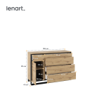 Komoda z oświetleniem QUANT QA-08