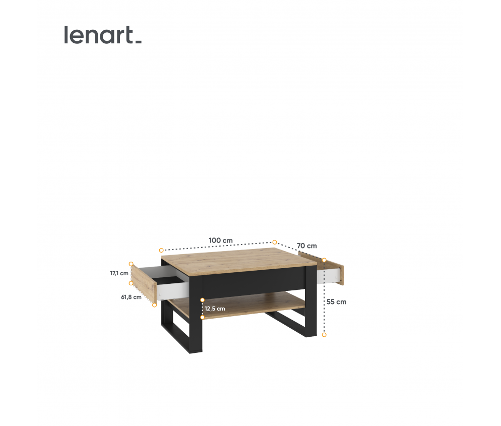 Stolik kawowy QUANT QA-09