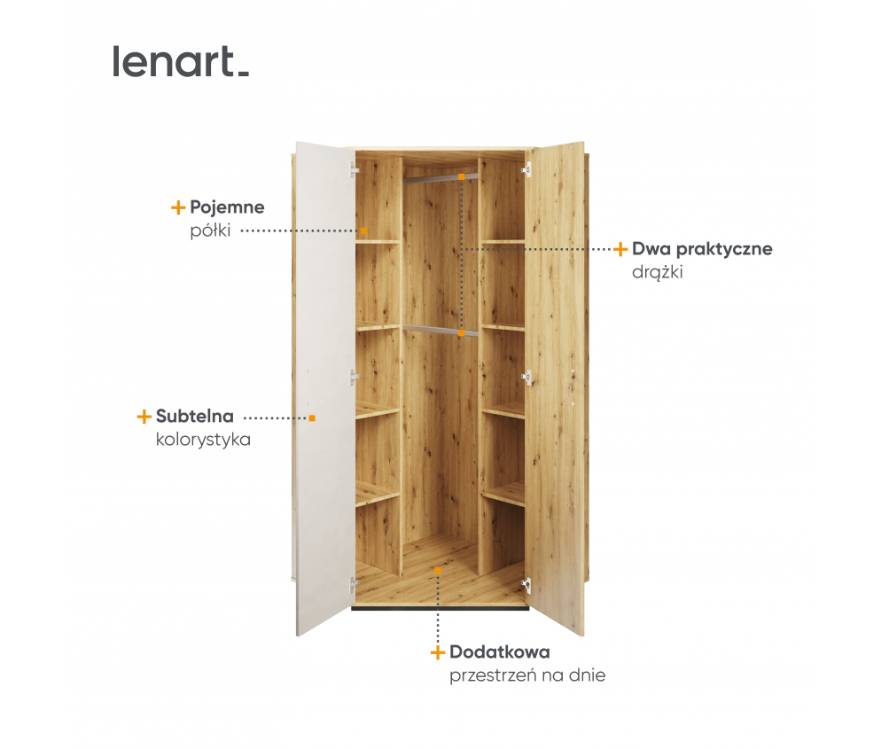 Szafa narożna QUBIC QB-01