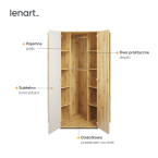 Szafa narożna QUBIC QB-01