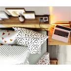 Stolik nocny z oświetleniem QUBIC QB-10