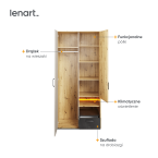 Szafa z oświetleniem QUBIC QB-03