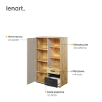 Szafka z oświetleniem QUBIC QB-05