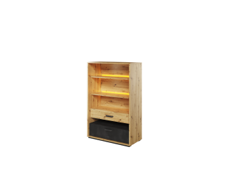 Regał z oświetleniem QUBIC QB-06