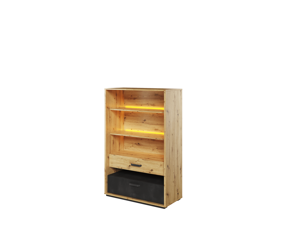 Regał z oświetleniem QUBIC QB-06