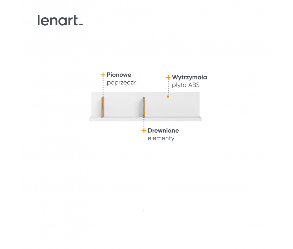 Półka wisząca SIMI MS-07