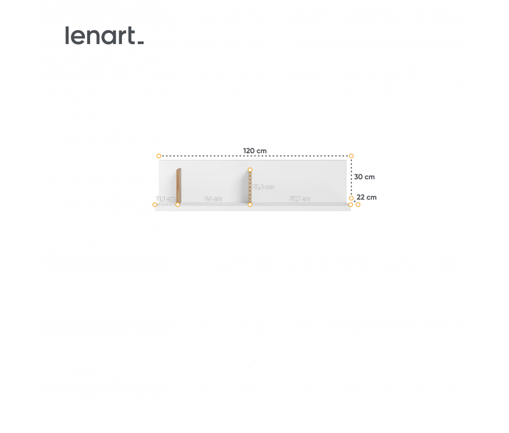 Półka wisząca SIMI MS-07
