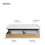 Łóżko z materacem SIMI MS-09P